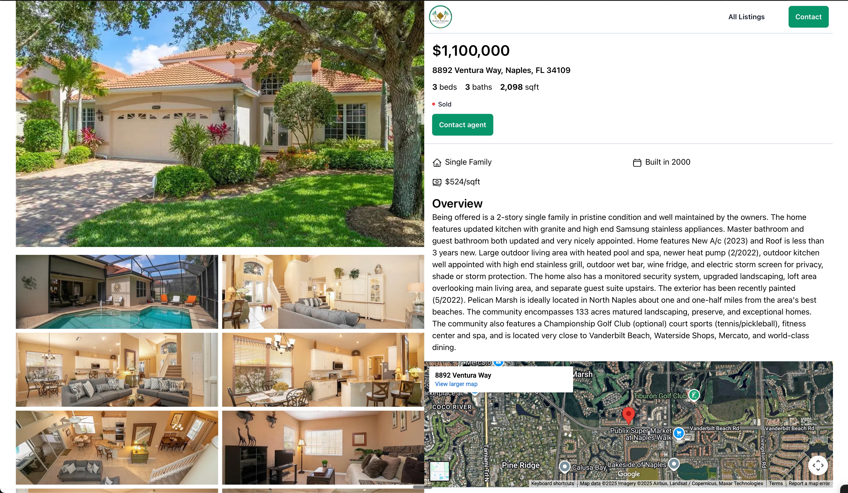 Seaside Properties Property Listings