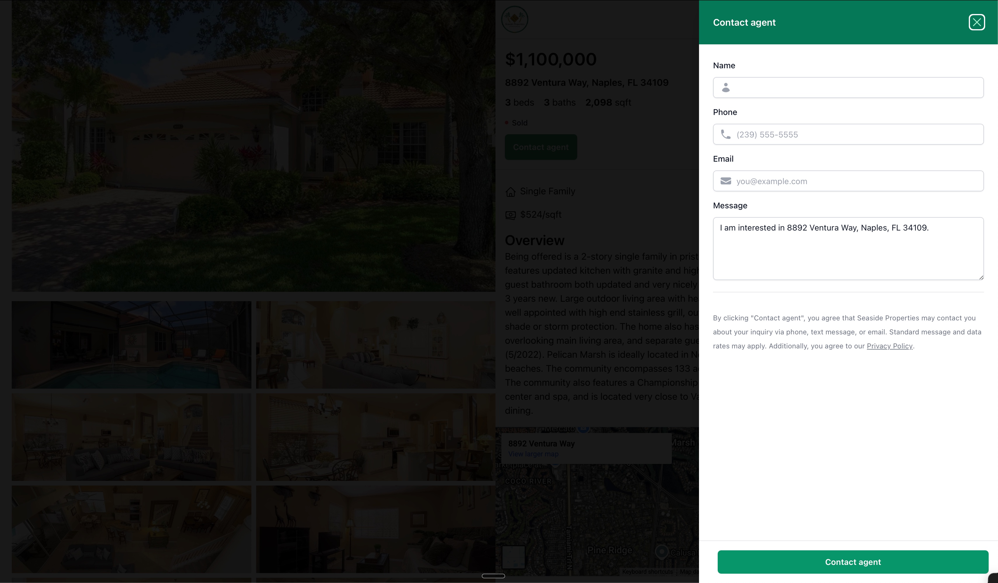 Seaside Properties Property Details